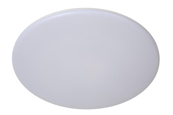 Lucide OLSON LED-plafondlamp voor de badkamer Ø 29 cm, 24 W, 3000–6500 K, IP44, opaal