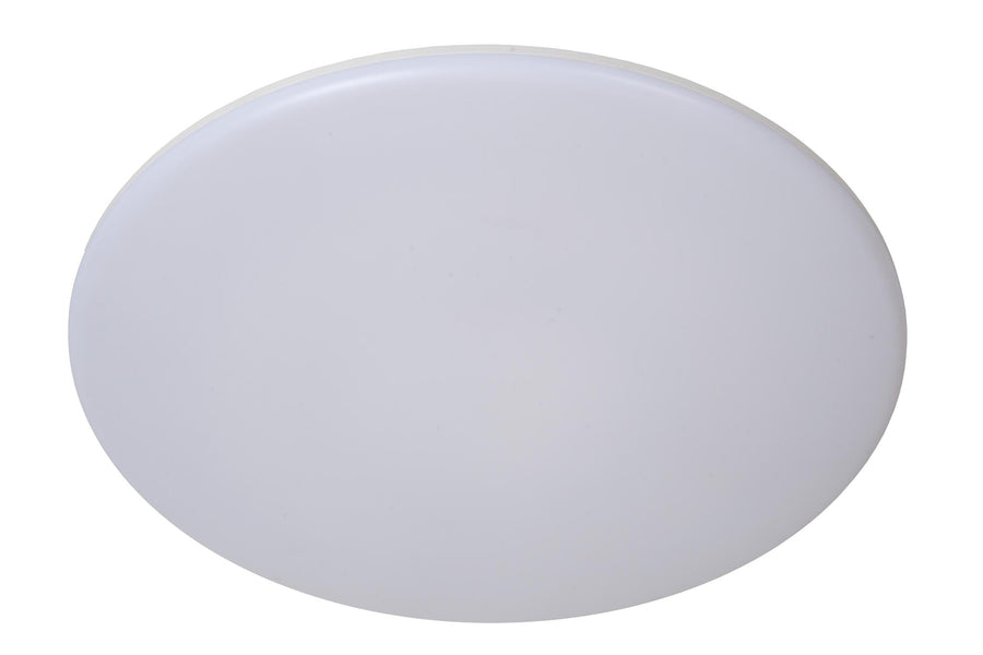 Lucide OLSON LED-plafondlamp voor de badkamer Ø 29 cm, 24 W, 3000–6500 K, IP44, opaal
