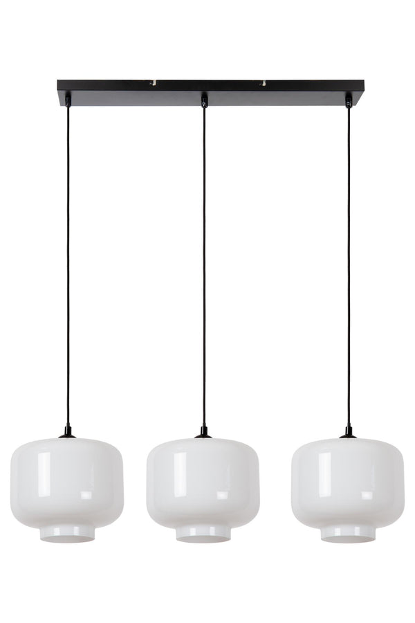Lucide MEDINE hanglamp 3 × E27, opaal