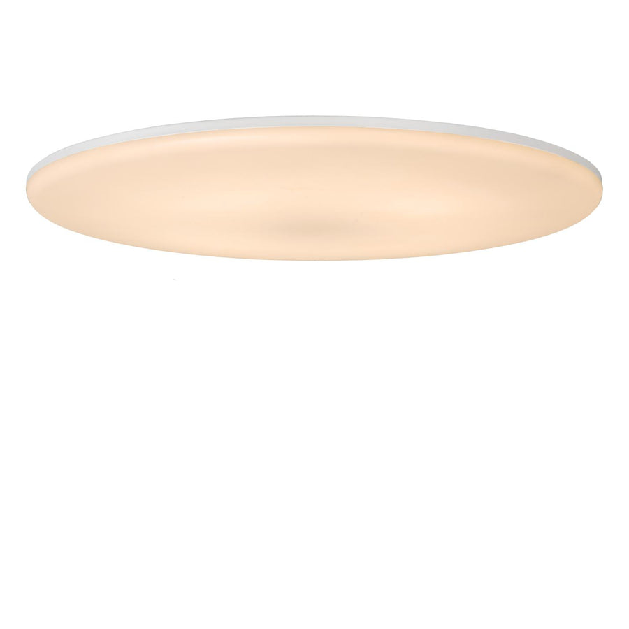 Lucide OLSON LED-plafondlamp voor de badkamer Ø 29 cm, 24 W, 3000–6500 K, IP44, opaal