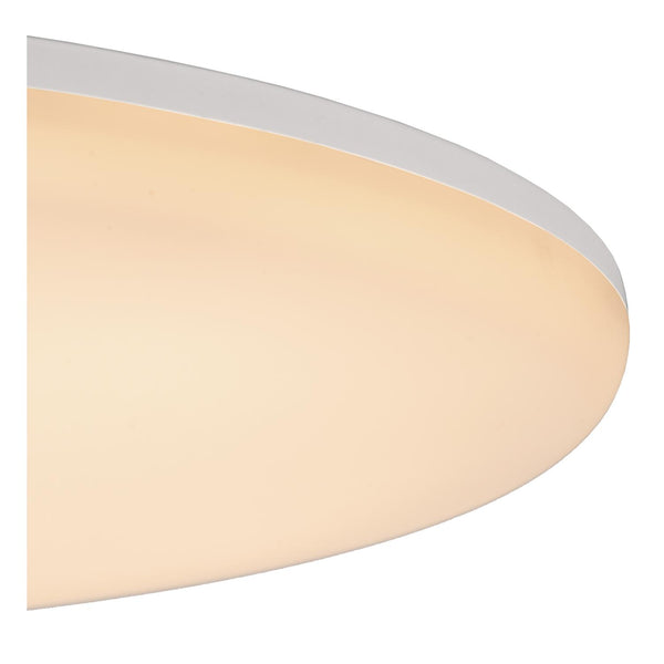 Lucide OLSON LED-plafondlamp voor de badkamer Ø 29 cm, 24 W, 3000–6500 K, IP44, opaal