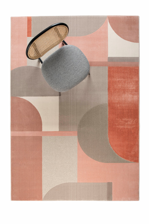 Vloerkleed Hilton 160x230 Grijs/Roze