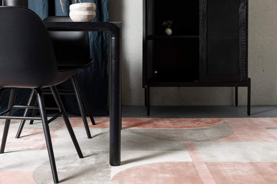 Vloerkleed Hilton 160x230 Grijs/Roze