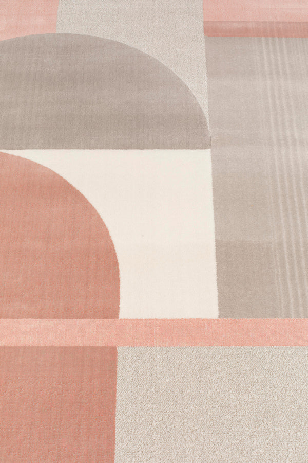 Vloerkleed Hilton 200x290 Grijs/Roze