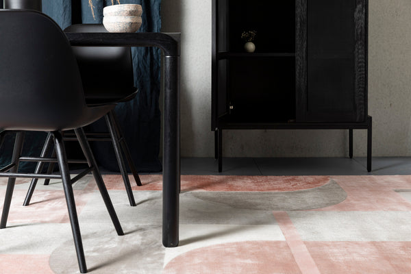 Vloerkleed Hilton 200x290 Grijs/Roze