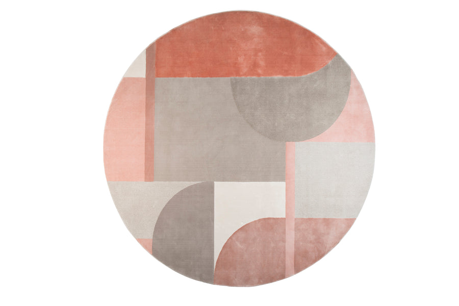 Vloerkleed Hilton 240' Grijs/Roze