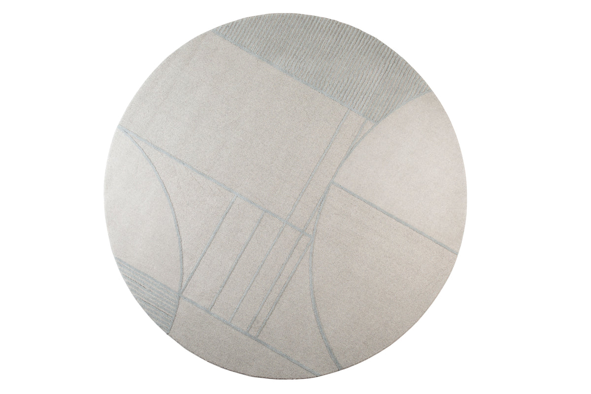 Vloerkleed Bliss 240' Grijs/Blauw