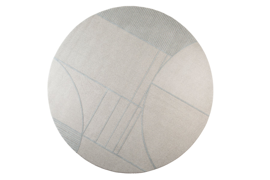 Vloerkleed Bliss 240' Grijs/Blauw