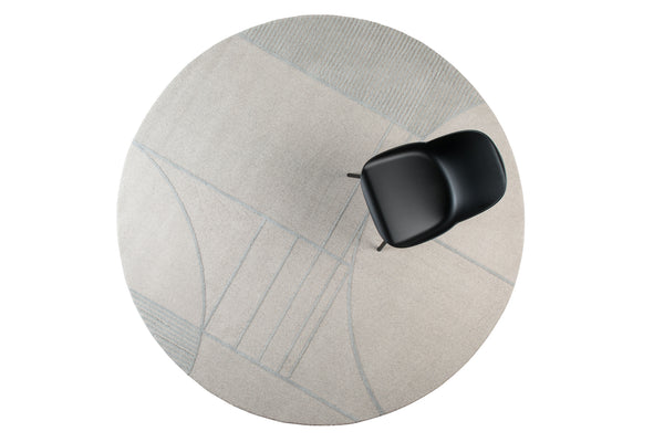 Vloerkleed Bliss 240' Grijs/Blauw