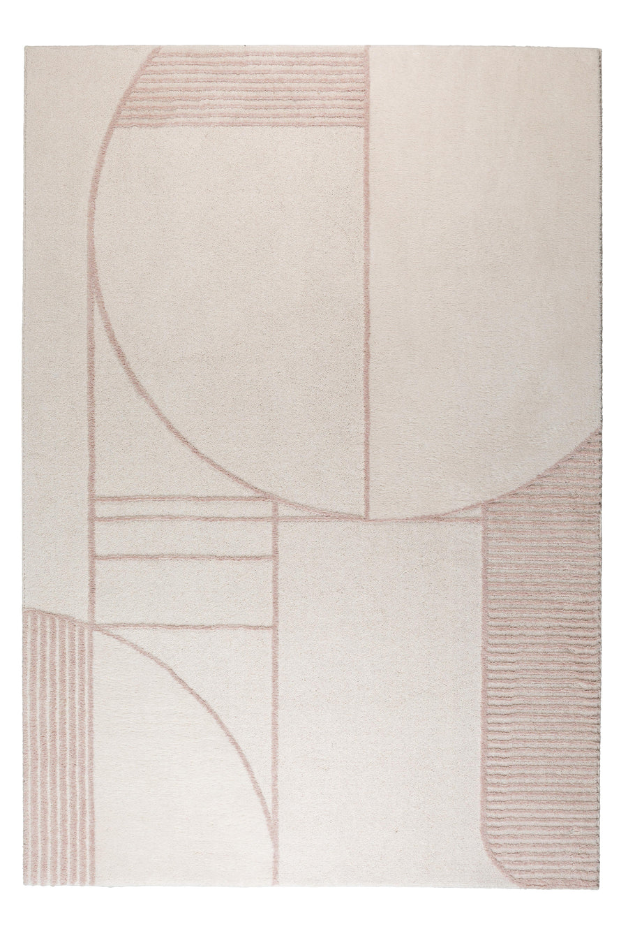 Vloerkleed Bliss 160x230 Naturel/Roze