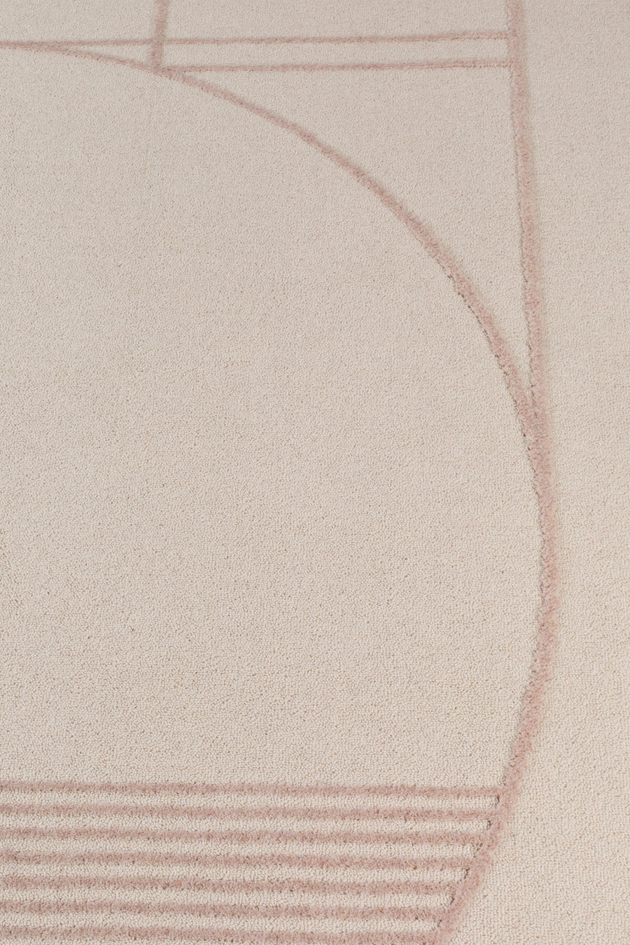 Vloerkleed Bliss 200x300 Naturel/Roze