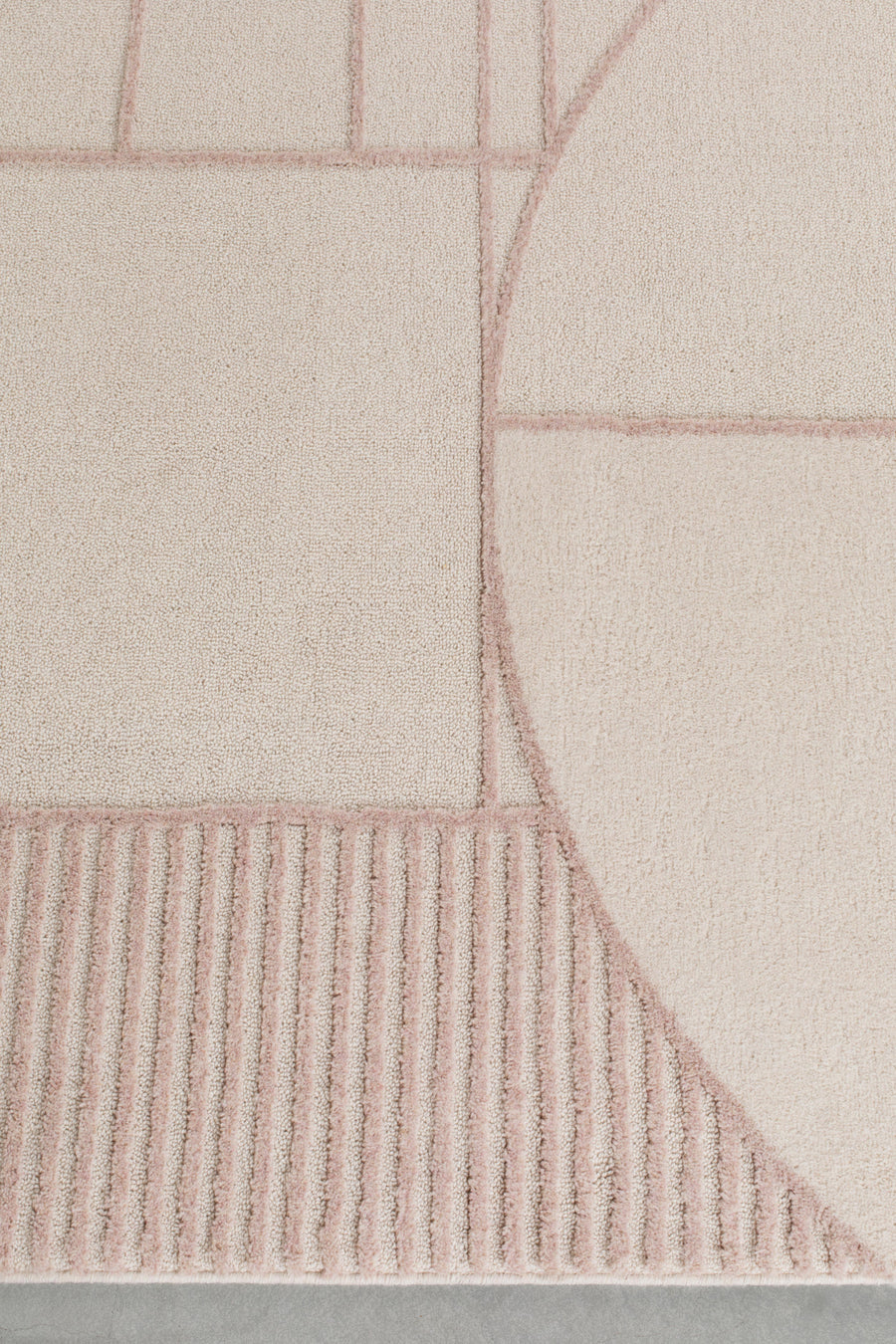 Vloerkleed Bliss 200x300 Naturel/Roze