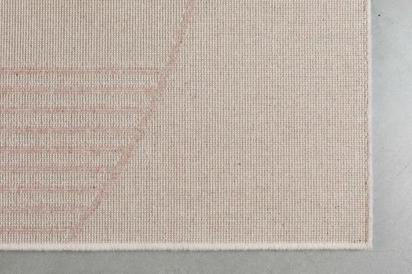 Vloerkleed Bliss 240x345 Naturel/Roze