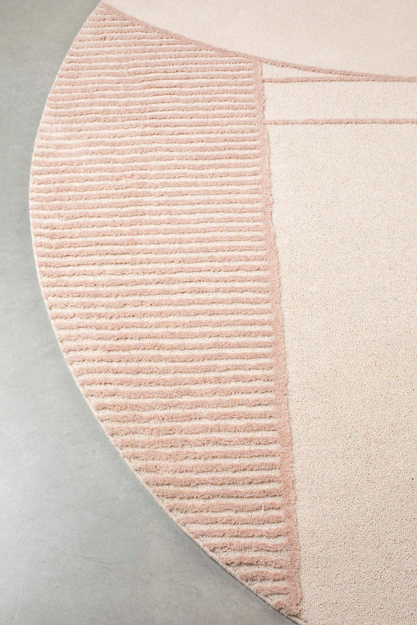 Vloerkleed Bliss 240' Naturel/Roze