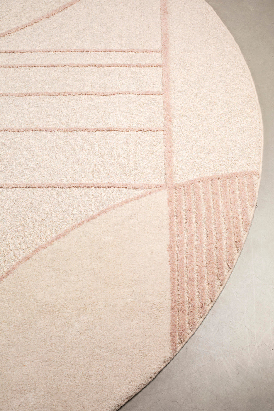 Vloerkleed Bliss 240' Naturel/Roze