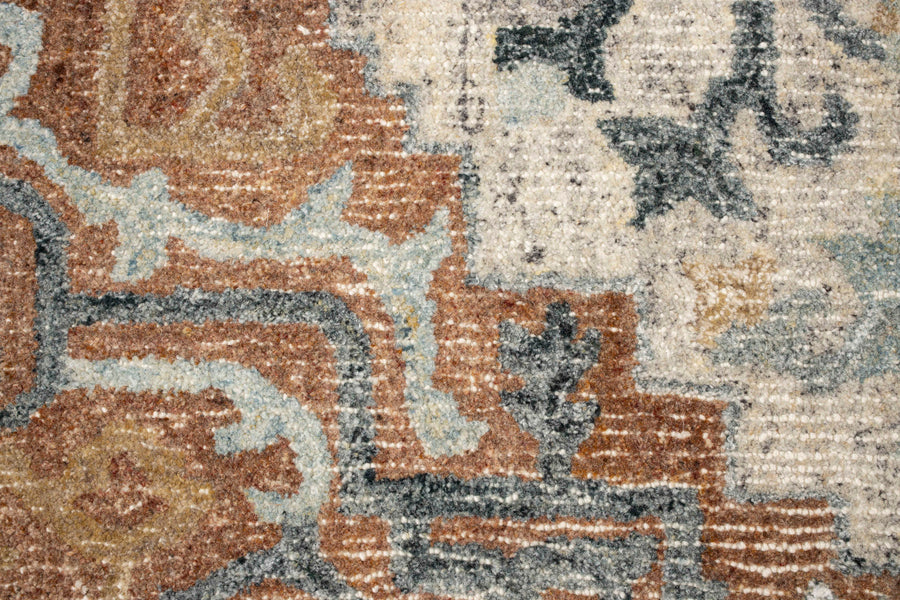 Vloerkleed Amori 200x300 Blauw/Baksteen