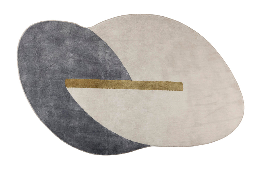 Vloerkleed Phila 160x257 Blauw