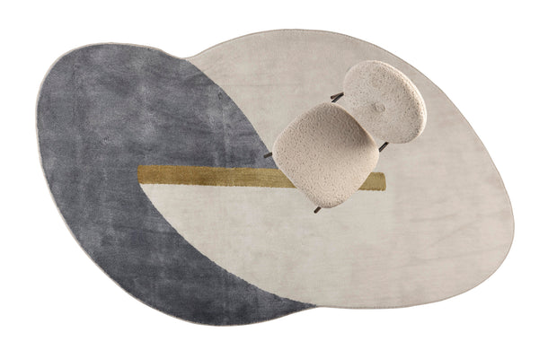 Vloerkleed Phila 160x257 Blauw