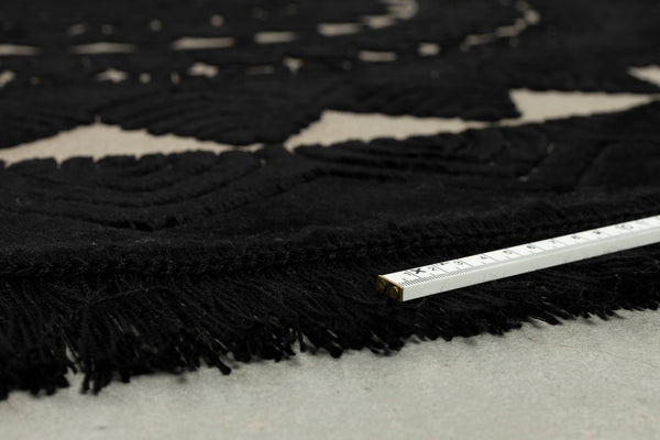 Vloerkleed Nelson 175' Pure Zwart