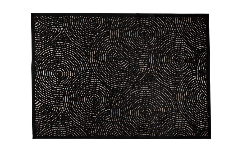Vloerkleed Dots 170x240 Pure Zwart