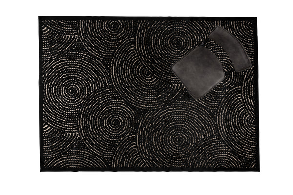 Vloerkleed Dots 170x240 Pure Zwart