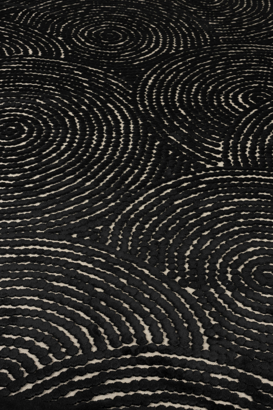 Vloerkleed Dots 170x240 Pure Zwart