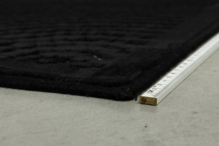 Vloerkleed Dots 170x240 Pure Zwart