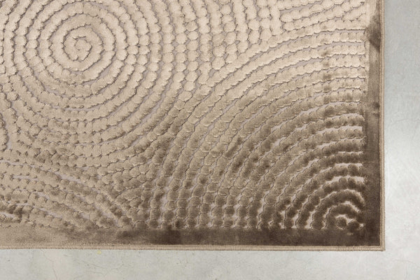 Vloerkleed Dots 170x240 Caramel Bruin