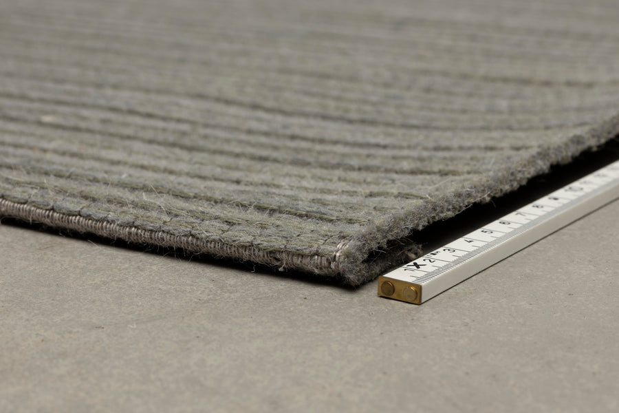 Vloerkleed Waves 200x300 Steen Groen