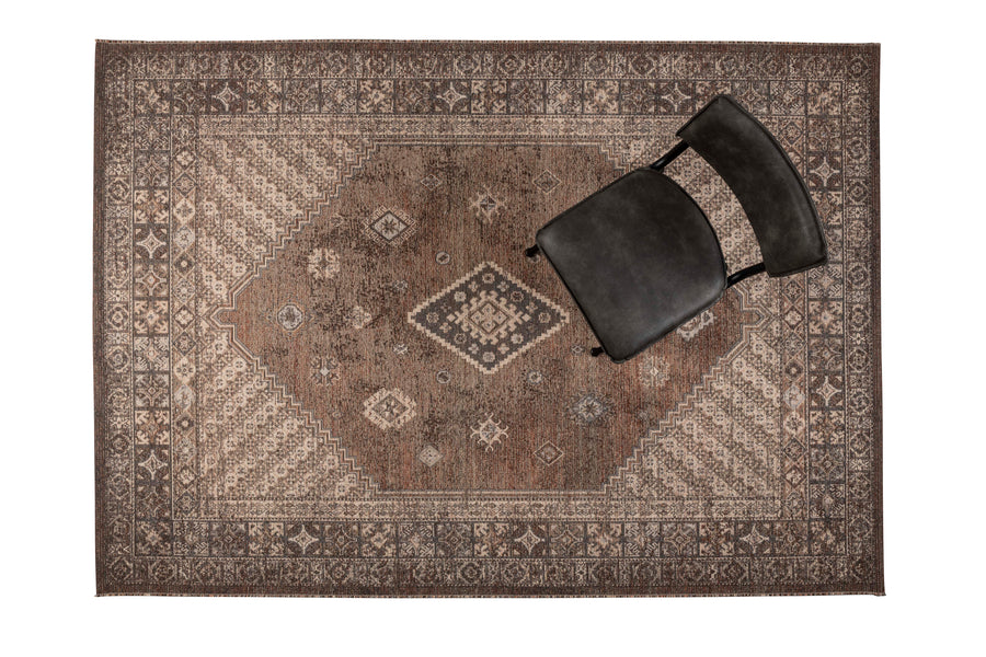 Vloerkleed Devon Earthy Bruin 170 X 240