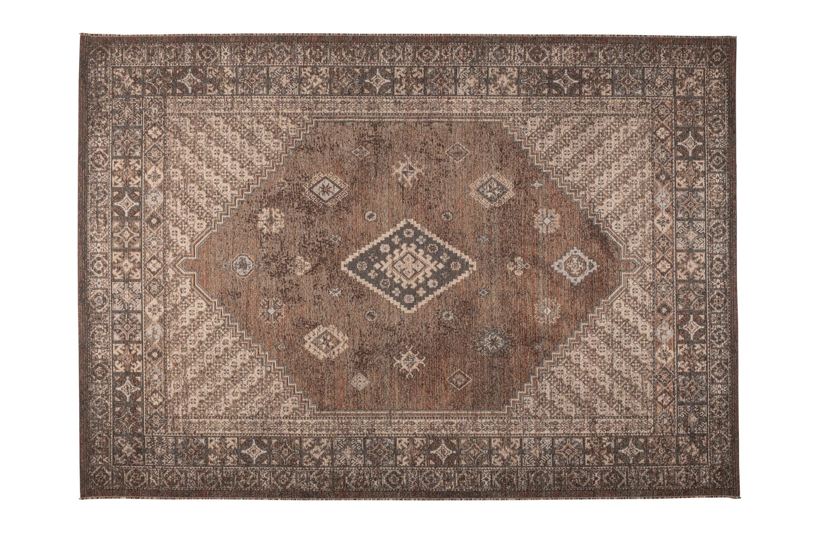 Vloerkleed Devon Earthy Bruin 200x300