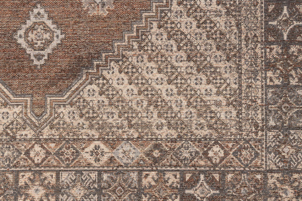 Vloerkleed Devon Earthy Bruin 200x300