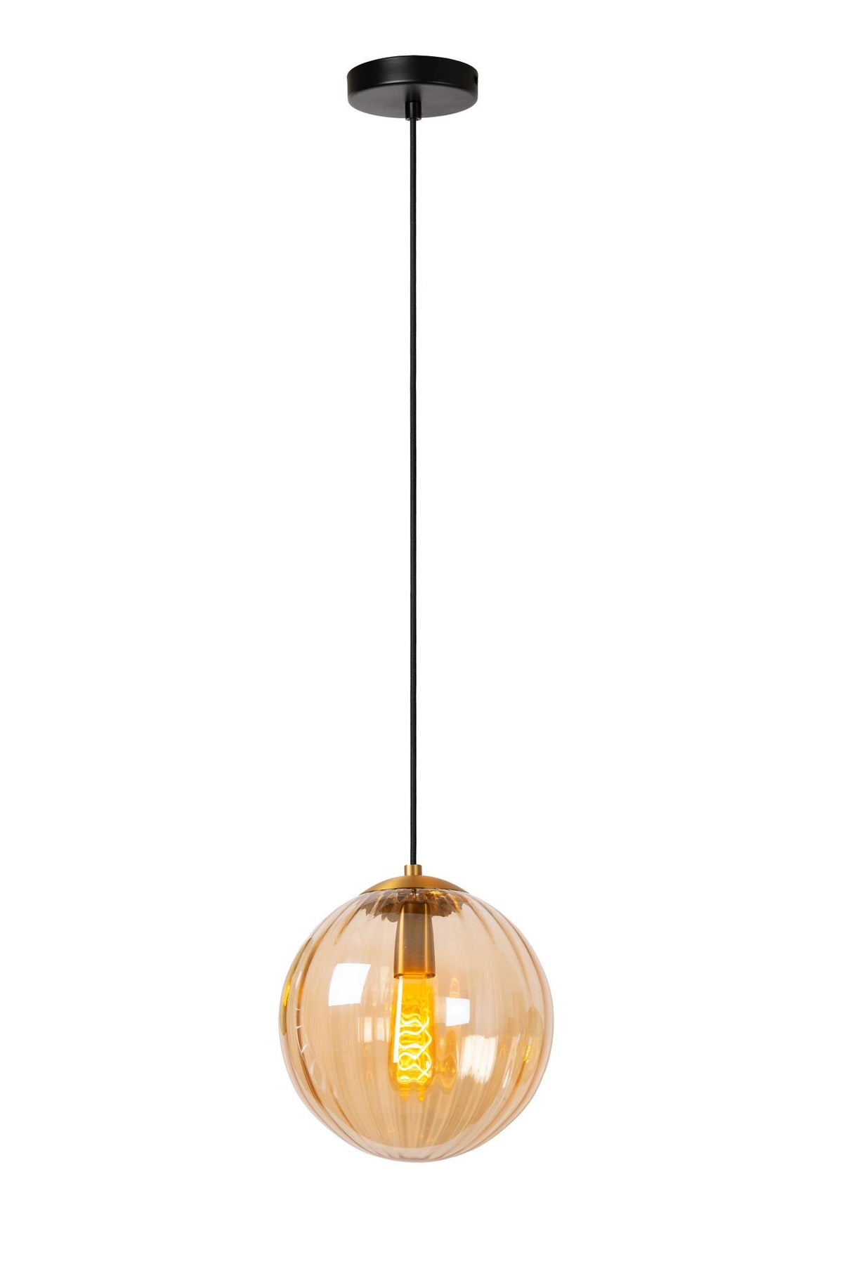 Lucide MONSARAZ hanglamp Ø 25 cm, E27, amber