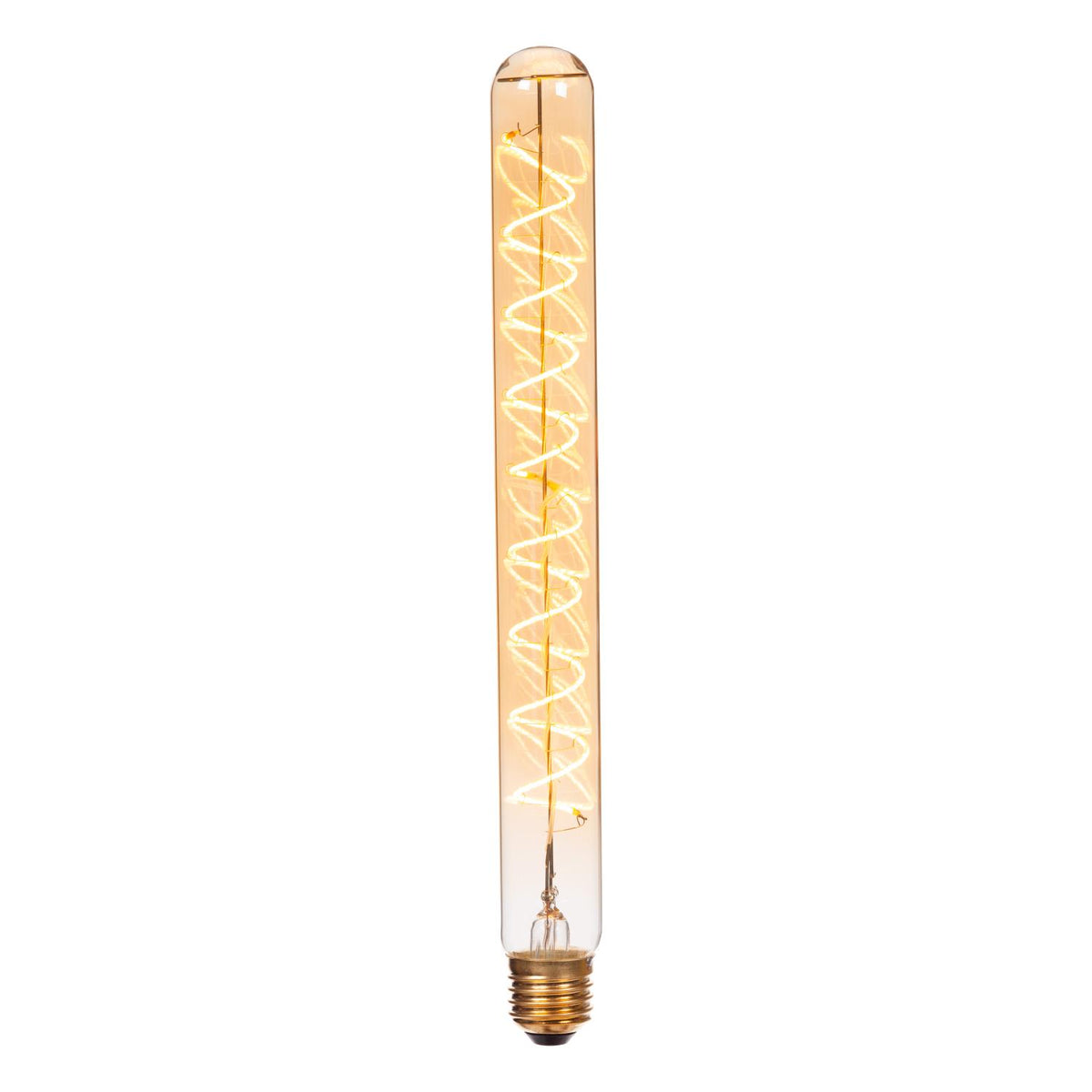 Lucide T32 LED-filamentlamp E27 Ø 3,2 cm, 2200 K, amber