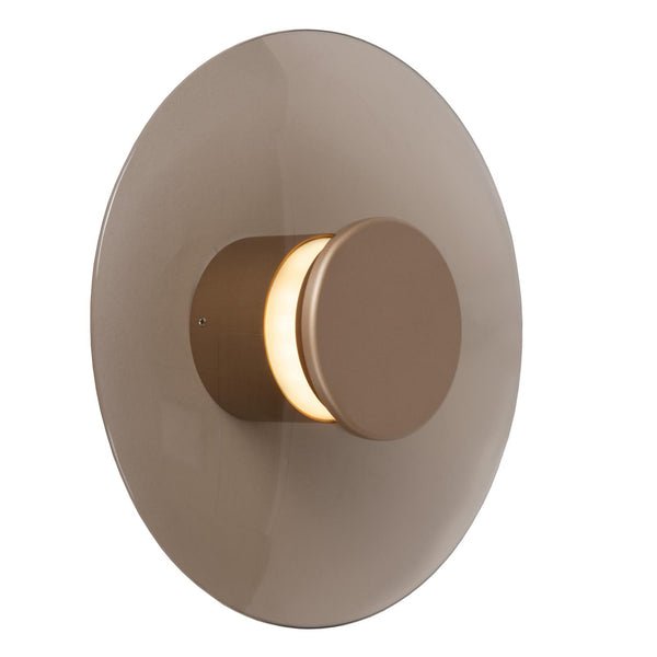 Lucide SANTIAGO dimbare LED-wandlamp Ø 23 cm, 10 W, 2700–4000 K, amber