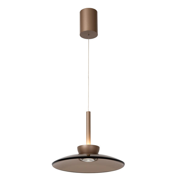 Lucide SANTIAGO dimbare LED-hanglamp Ø 32 cm, 16 W, 2700–4000 K, amber
