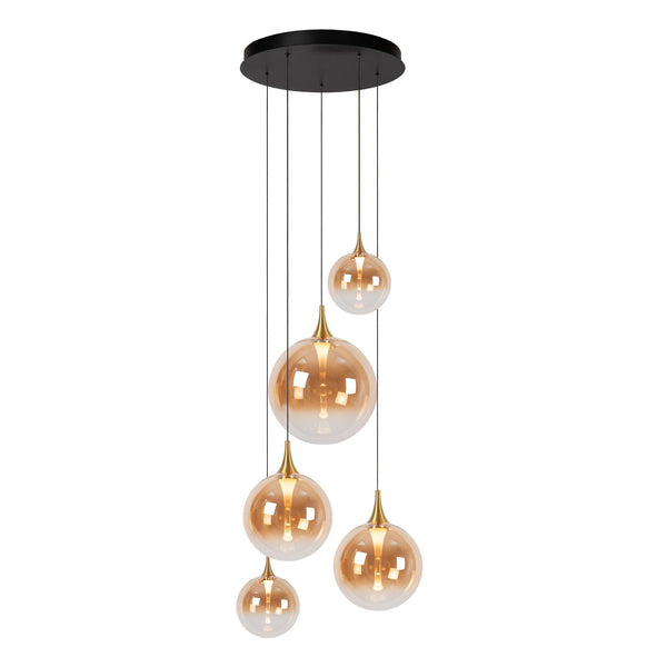 Lucide GISELA dimbare LED-hanglamp Ø 57 cm, amber