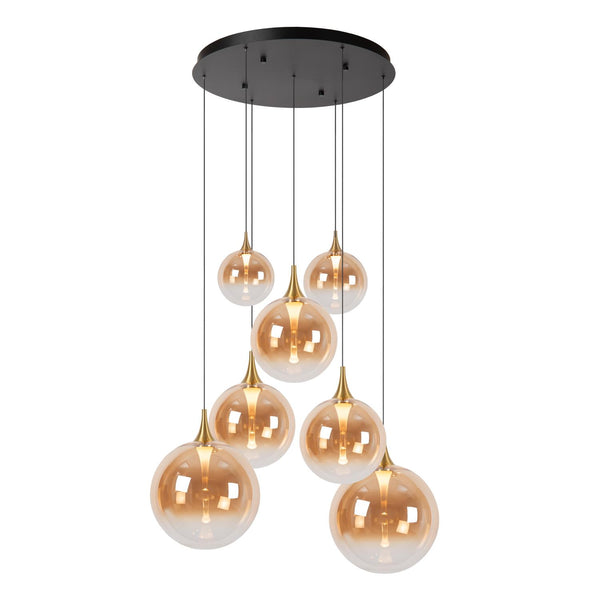 Lucide GISELA dimbare LED-hanglamp Ø 84 cm, amber