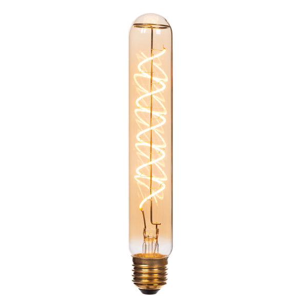 Lucide T32 LED-filamentlamp E27 Ø 3,2 cm, 2200 K, amber