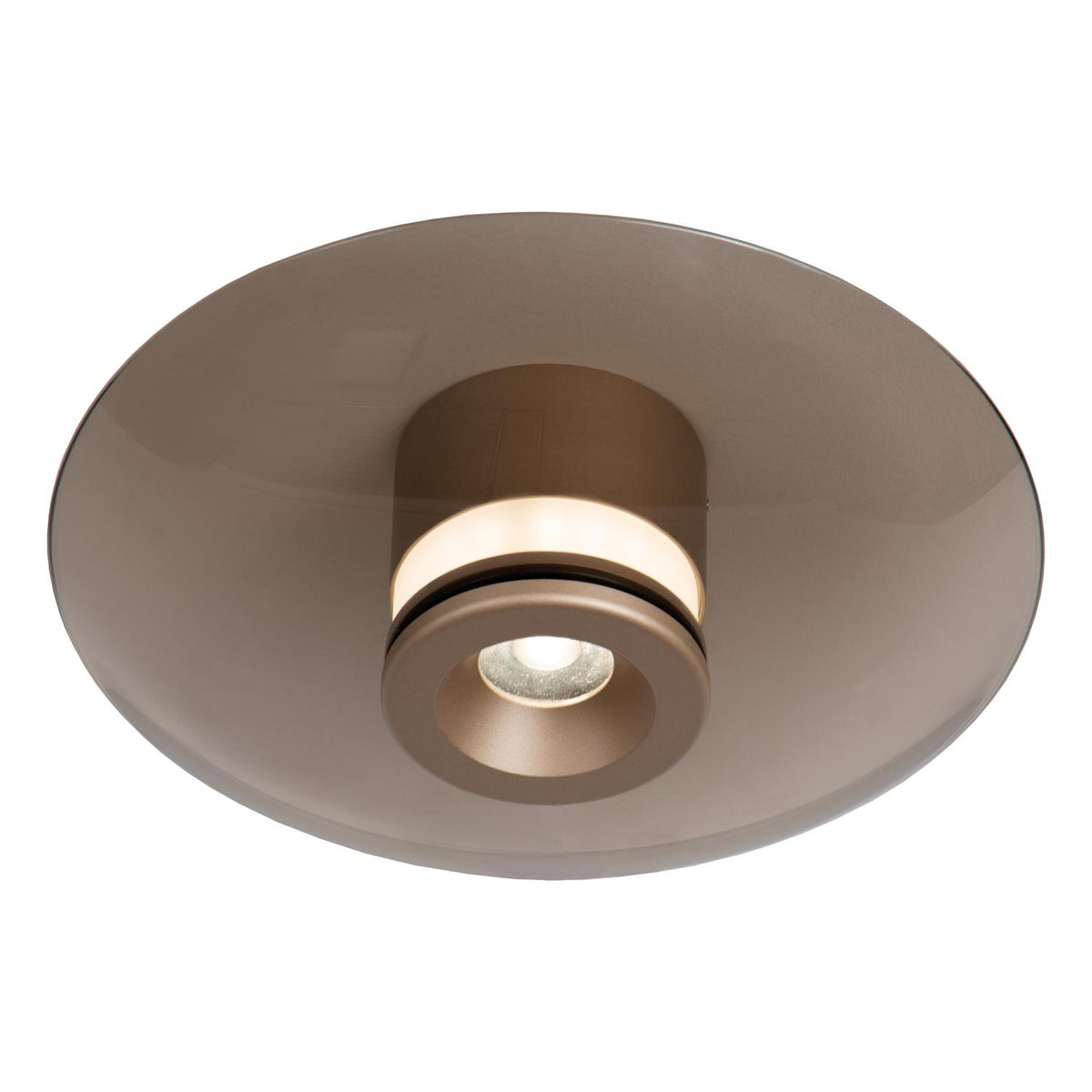 Lucide SANTIAGO dimbare LED-plafondlamp Ø 23 cm, 10 W, 2700–4000 K, amber