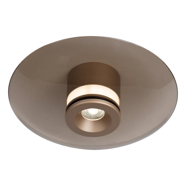 Lucide SANTIAGO dimbare LED-plafondlamp Ø 23 cm, 10 W, 2700–4000 K, amber