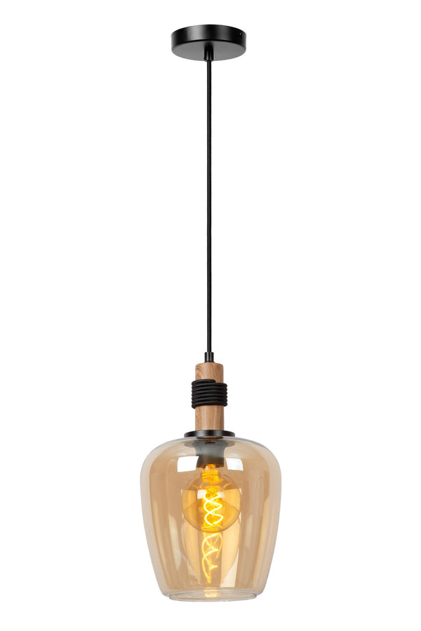 Lucide ILONA hanglamp Ø 22 cm, E27, amber