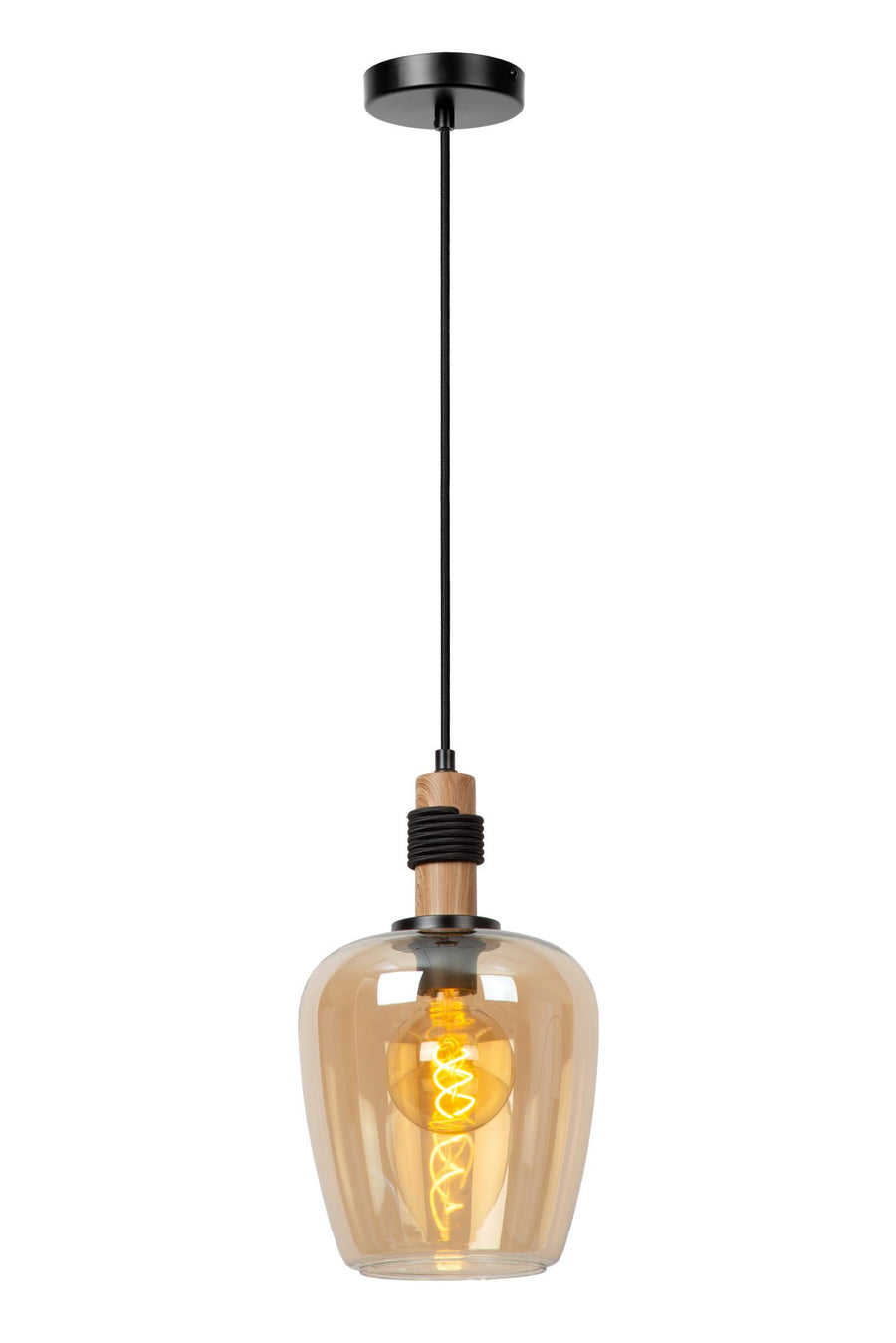 Lucide ILONA hanglamp Ø 22 cm, E27, amber