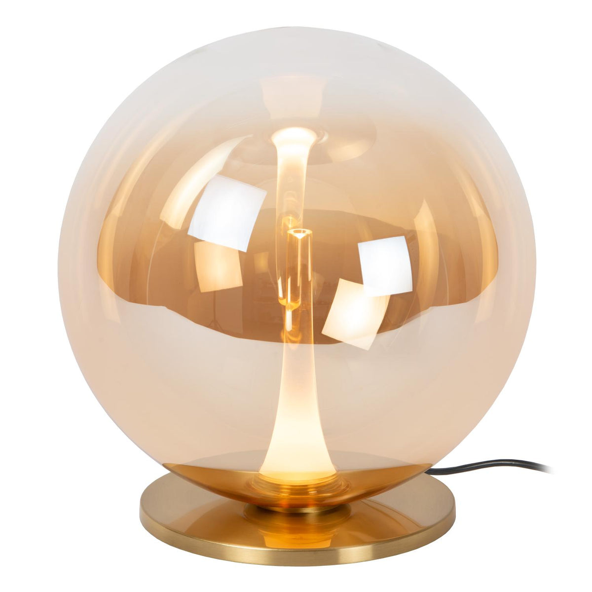 Lucide GISELA dimbare LED-tafellamp Ø 30 cm, 12 W, amber