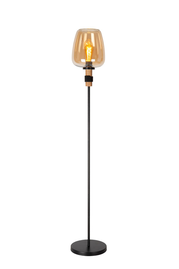 Lucide ILONA vloerlamp Ø 34 cm, E27, amber