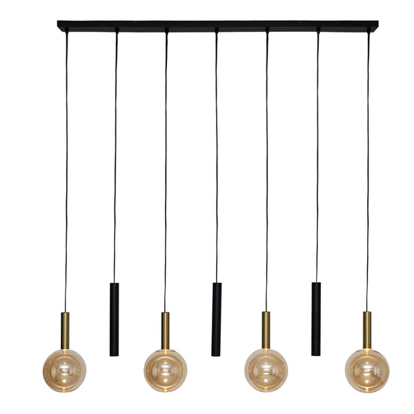 Lucide JOSIANE hanglamp 4 × G9, zwart