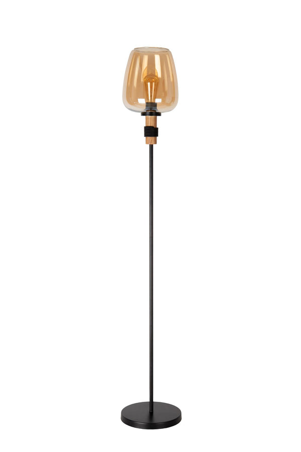 Lucide ILONA vloerlamp Ø 34 cm, E27, amber