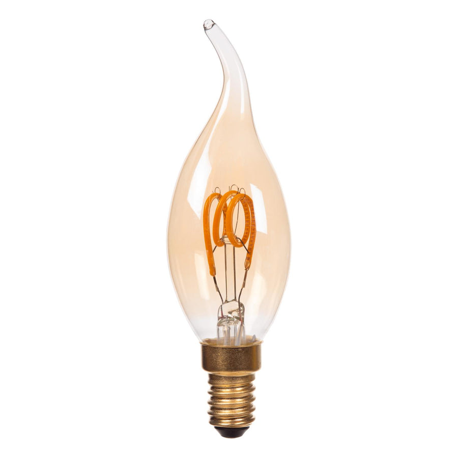 Lucide CT35 LED-filamentlamp E14 Ø 3,5 cm, 2200 K, amber