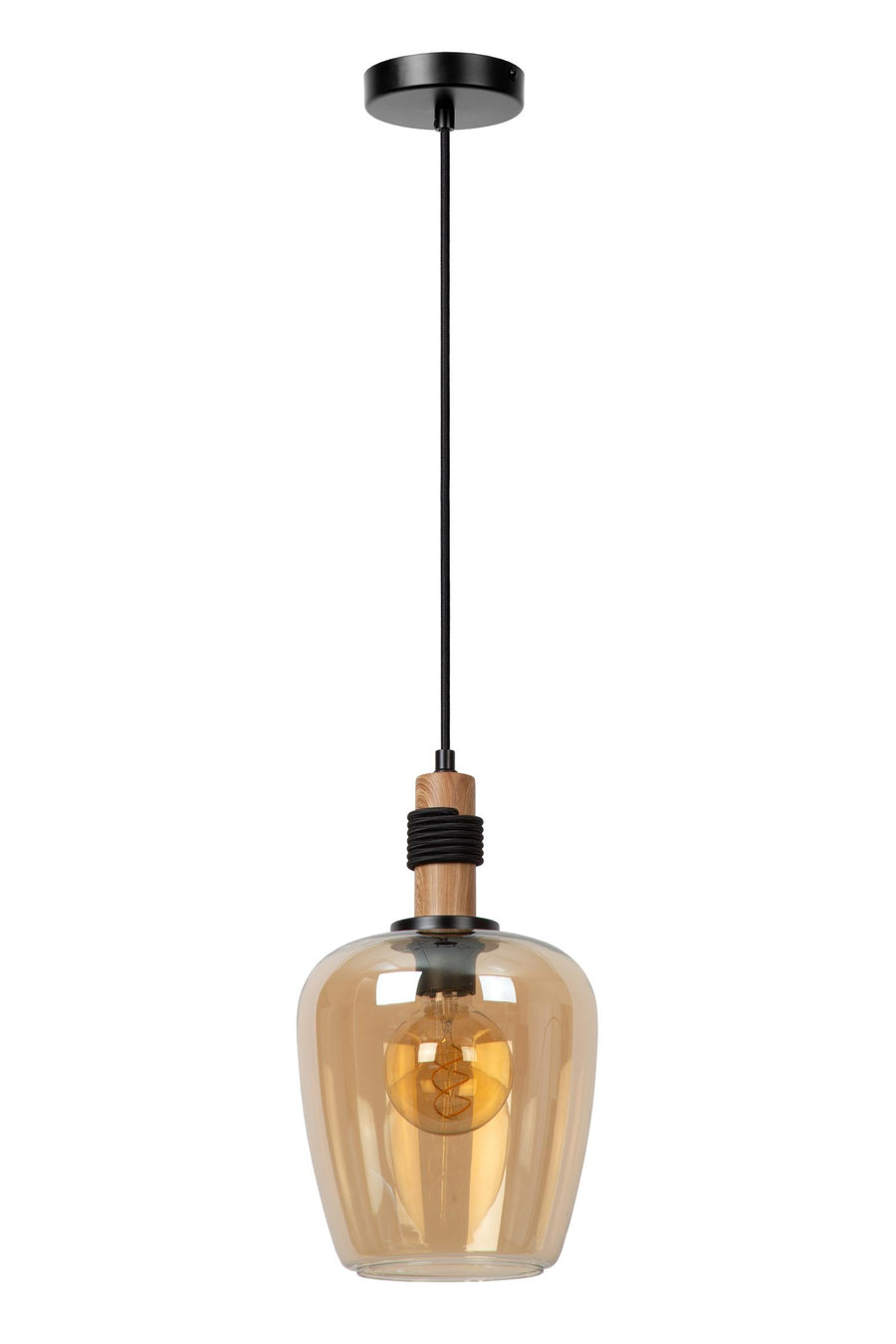 Lucide ILONA hanglamp Ø 22 cm, E27, amber