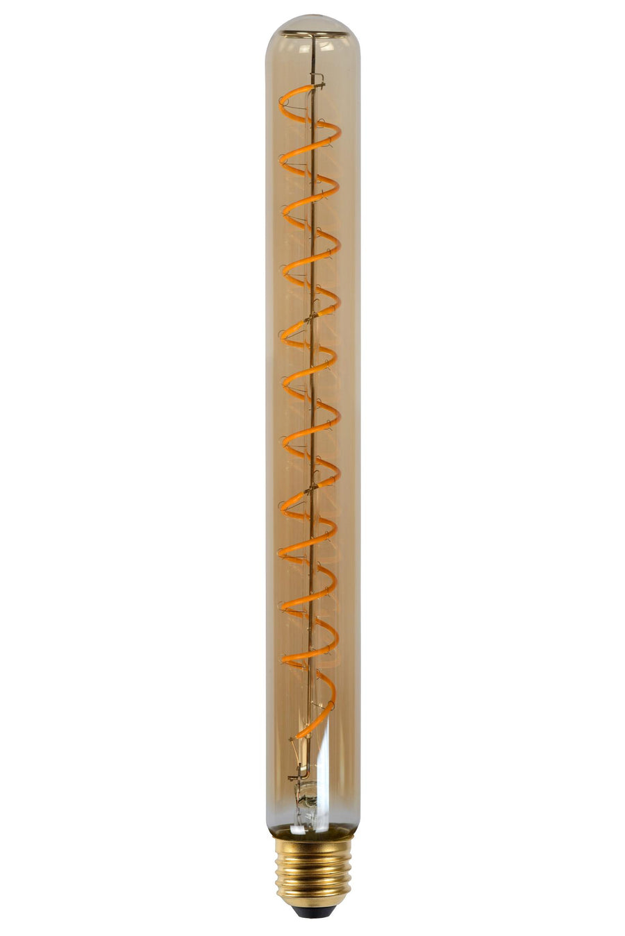 Lucide T32 dimbare LED-filamentlamp E27 Ø 3,2 cm, 4,9 W, 2200 K, amber